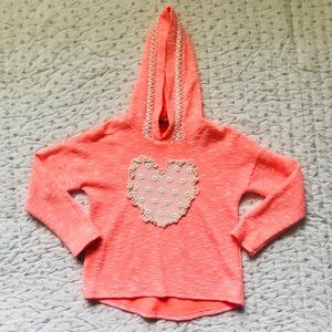 Jenna Jessie brand girls knit hoodie shirt